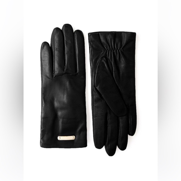 Burberry Accessories - BURBERRY Authentic Women's 100% Sheep Leather Gloves Lined 6 1/2